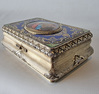 Stunning silver gilt and enamel fusee singing bird box by Jacques Bruguier 