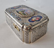 Charles Bruguier singing bird box, fusee movement, silver gilt and enamel case