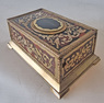 Rare Boulle Tortoiseshell Singing Bird Box 