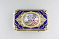 An exceptional exhibition gold, enamel and pictorial enamel Fusee singing bird box, by Jacques Bruguier