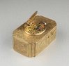 Antique Gilt bronze singing bird box, by Flajoulot