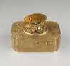 Antique Gilt bronze singing bird box, by Flajoulot