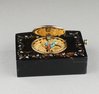 Antique Tortoiseshell and mother-of-pearl inlaid singing bird box