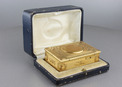 A very fine antique gilt bronze singing bird box, most certainly by Bontems