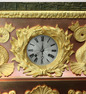 Monumental Antique bronze, ormolu and polished copper on bronze rocking ship automaton clock