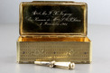 Antique silver-gilt skeleton-escapement timepiece snuffbox