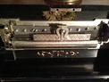 Antique 'Mandoline-Zither' and automaton bird cylinder musical box, by Karrer