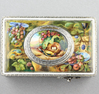 Silver-gilt and pictorial enamel Memento Mori singing bird box, by Karl Griesbaum