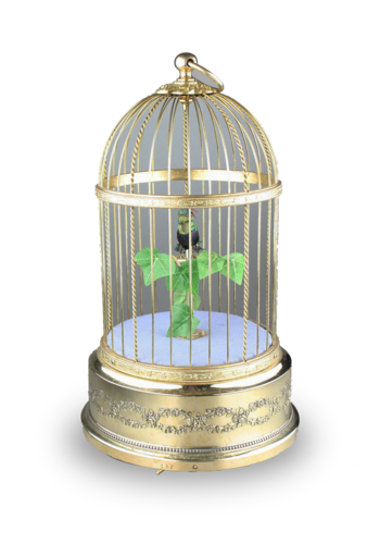 Small Antique Singing Bird Cage