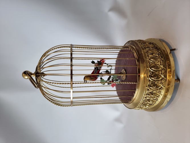 Small Singing bird cage by Karl Griesbaum in original box