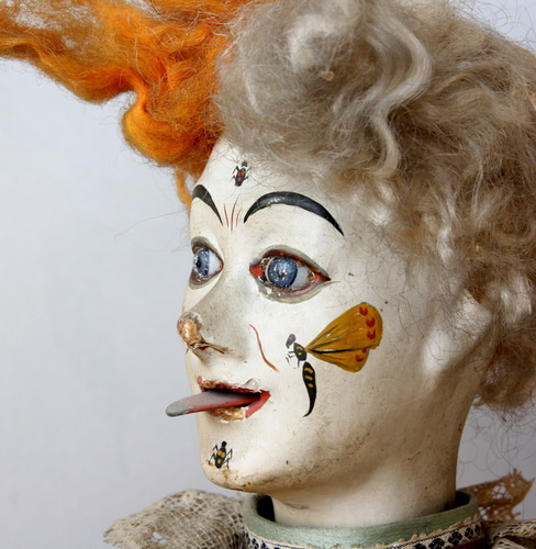 Antique Guitar playing Clown musical automaton, by Leopold Lambert