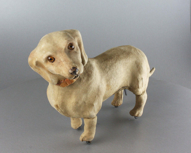 Antique Dachshund Automaton by Roullet Decamps