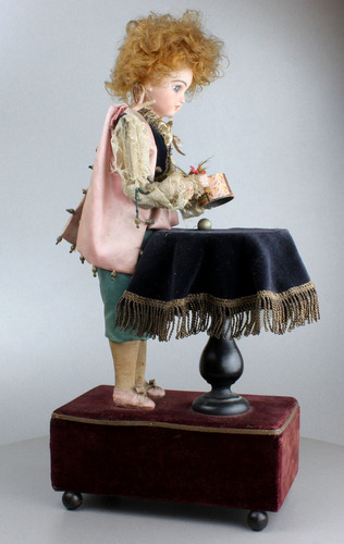 Very rare and fine antique girl magician musical automaton, by Renou