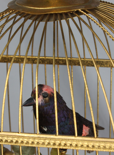 Large Double Singing bird cage by Reuge