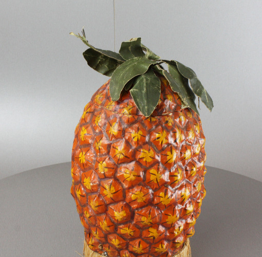 Monkey-in-pineapple musical automaton, by Roullet & Decamps