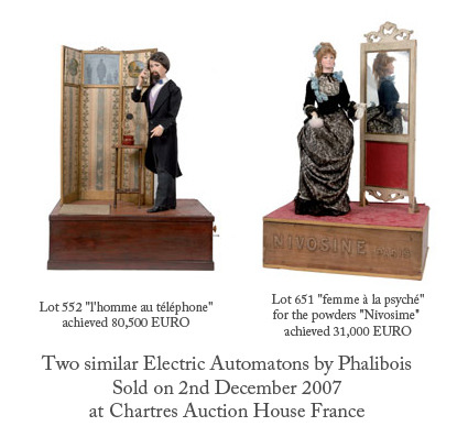 A large and rare Antique electric Valda Throat Pastilles window display automaton, by Phalibois